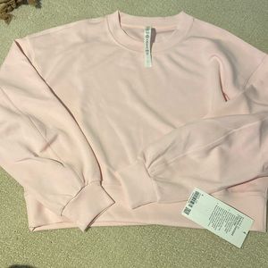 Lululemon Softstreme oversized crop crew